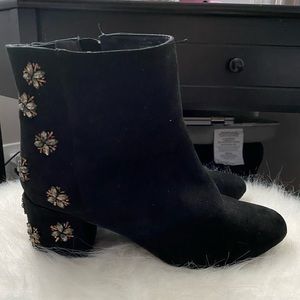 Torrid decorative heel booties